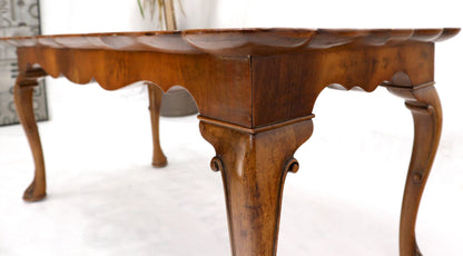 EstablishedLines Vivid Burl Walnut Grain Italian Coffee Table
