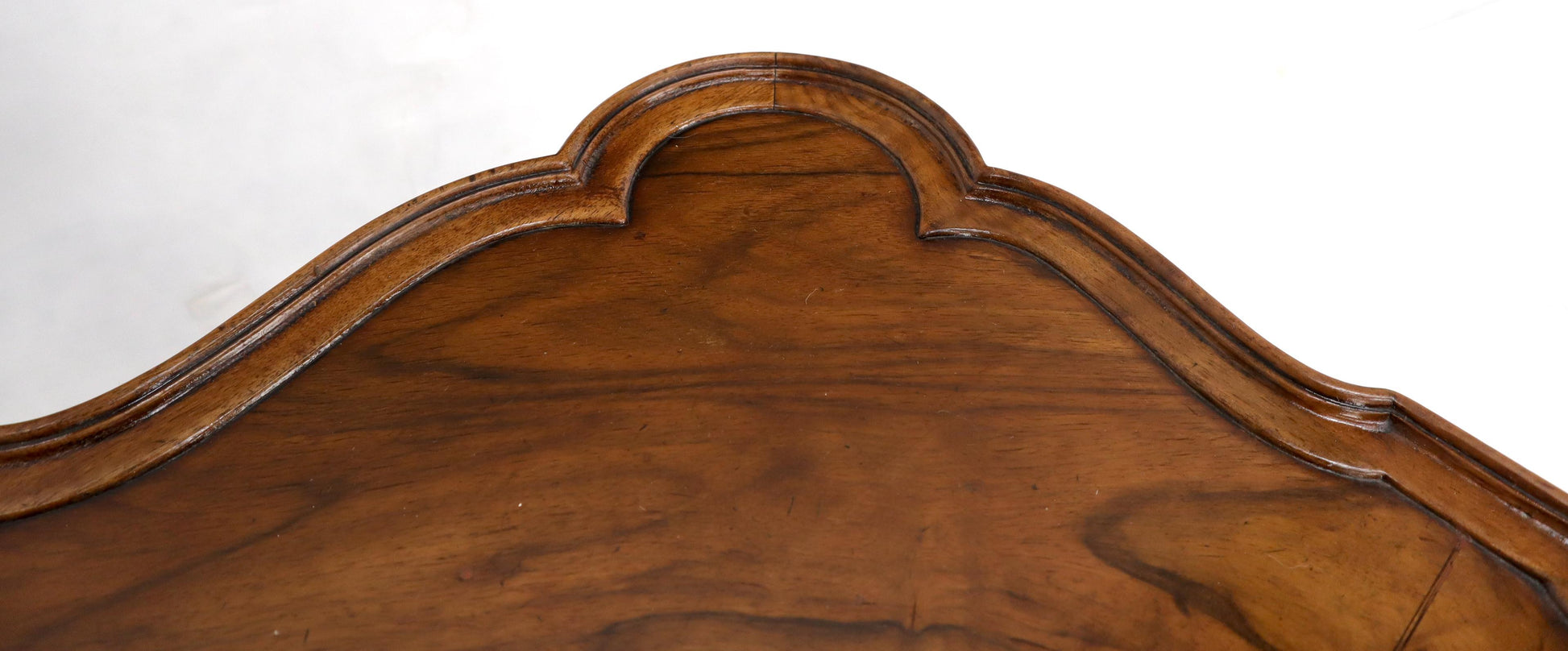EstablishedLines Vivid Burl Walnut Grain Italian Coffee Table