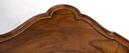 EstablishedLines Vivid Burl Walnut Grain Italian Coffee Table