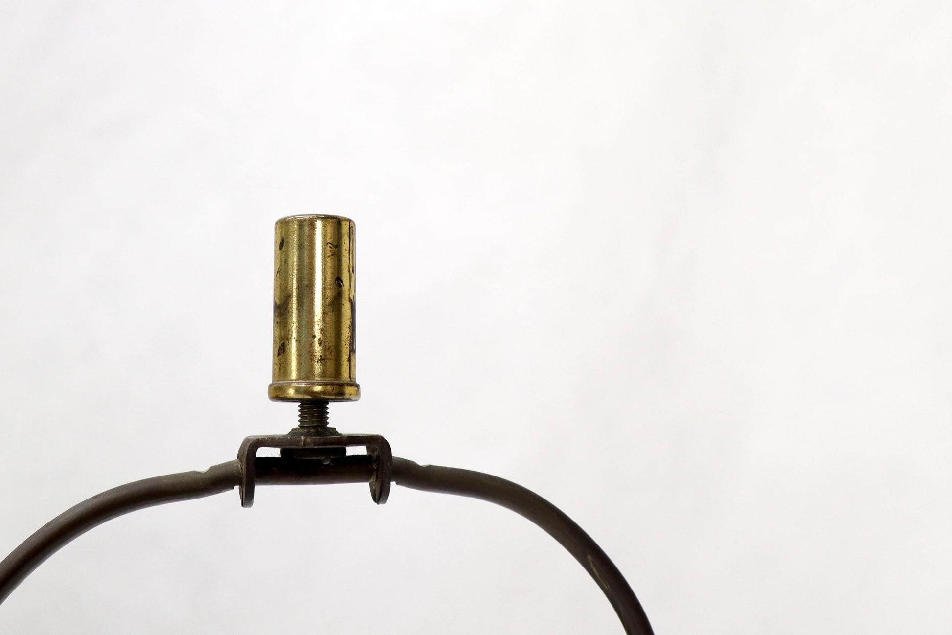 EstablishedLines Pair of Oiled Sculptural Walnut Mid-Century Modern Table Lamps