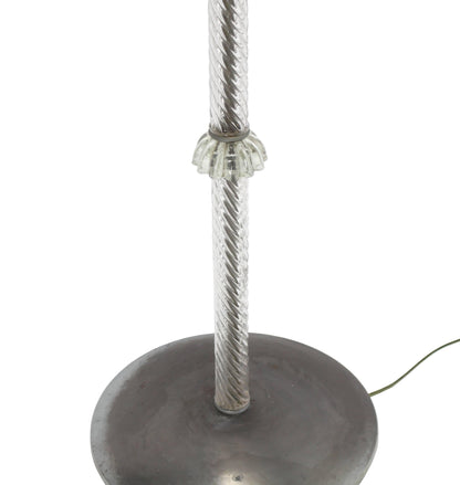 Twisted Spaghetti Shape Glass Pole Floor Lamp