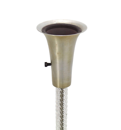 Twisted Spaghetti Shape Glass Pole Floor Lamp