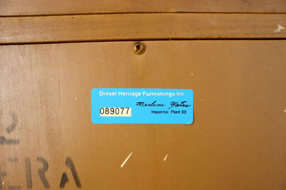EstablishedLines Painted Chinoiserie Two Doors Server Cabinet by Drexel