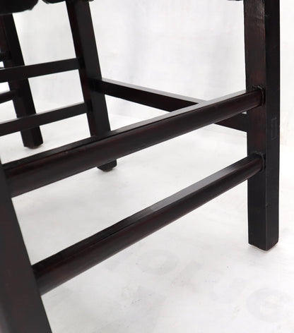 EstablishedLines Pair of Chinese Rosewood Nicely Carved Arm Side Chairs