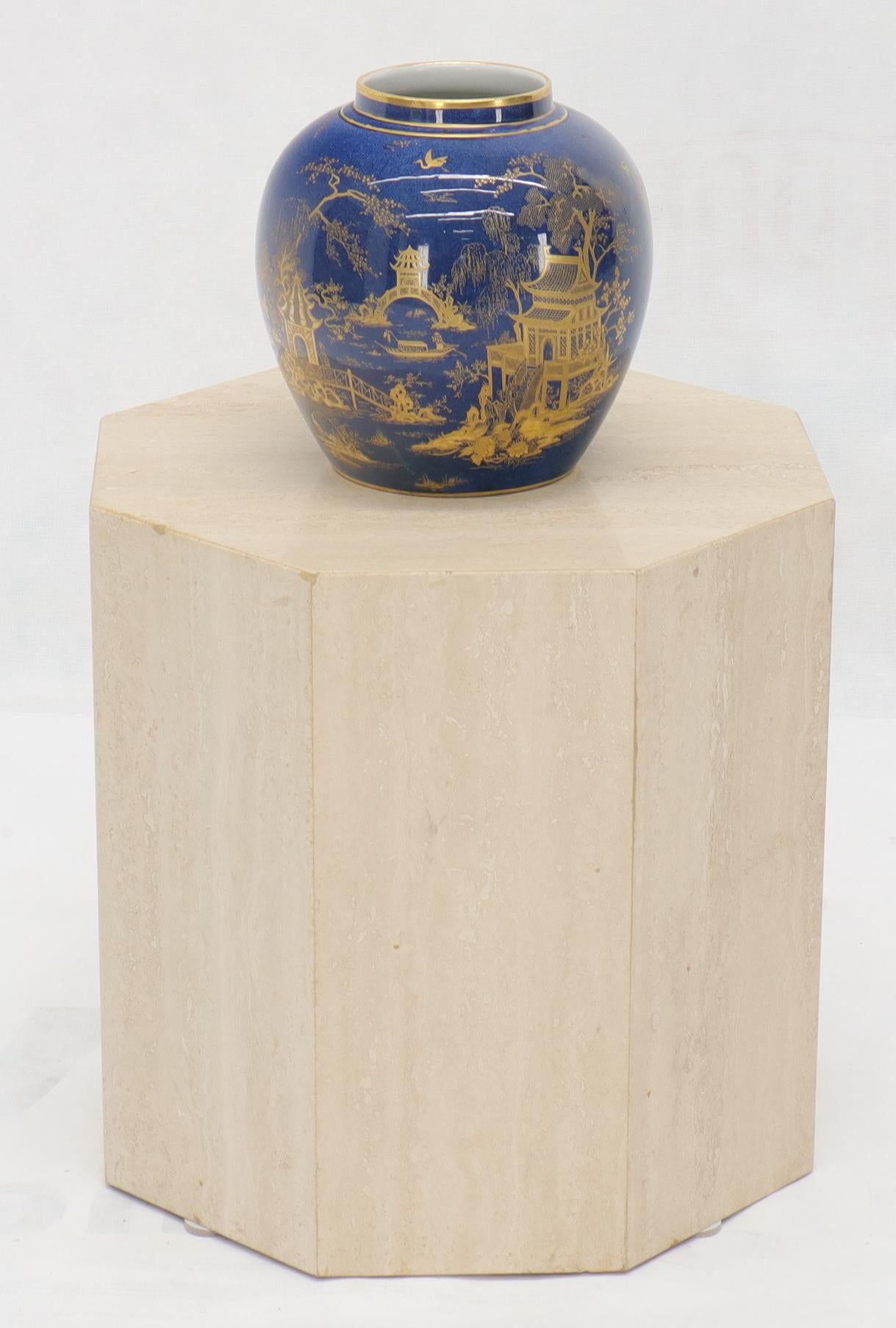 EstablishedLines Octagon Shape Travertine Side Table Pedestal