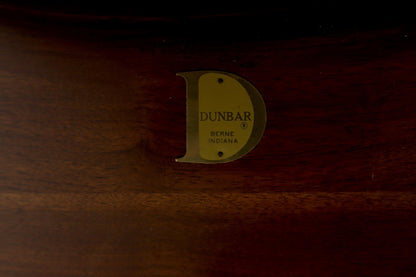 EstablishedLines Dunbar Round Walnut Dining Table with 2 Extension Boards Leafs Racetrack Shape