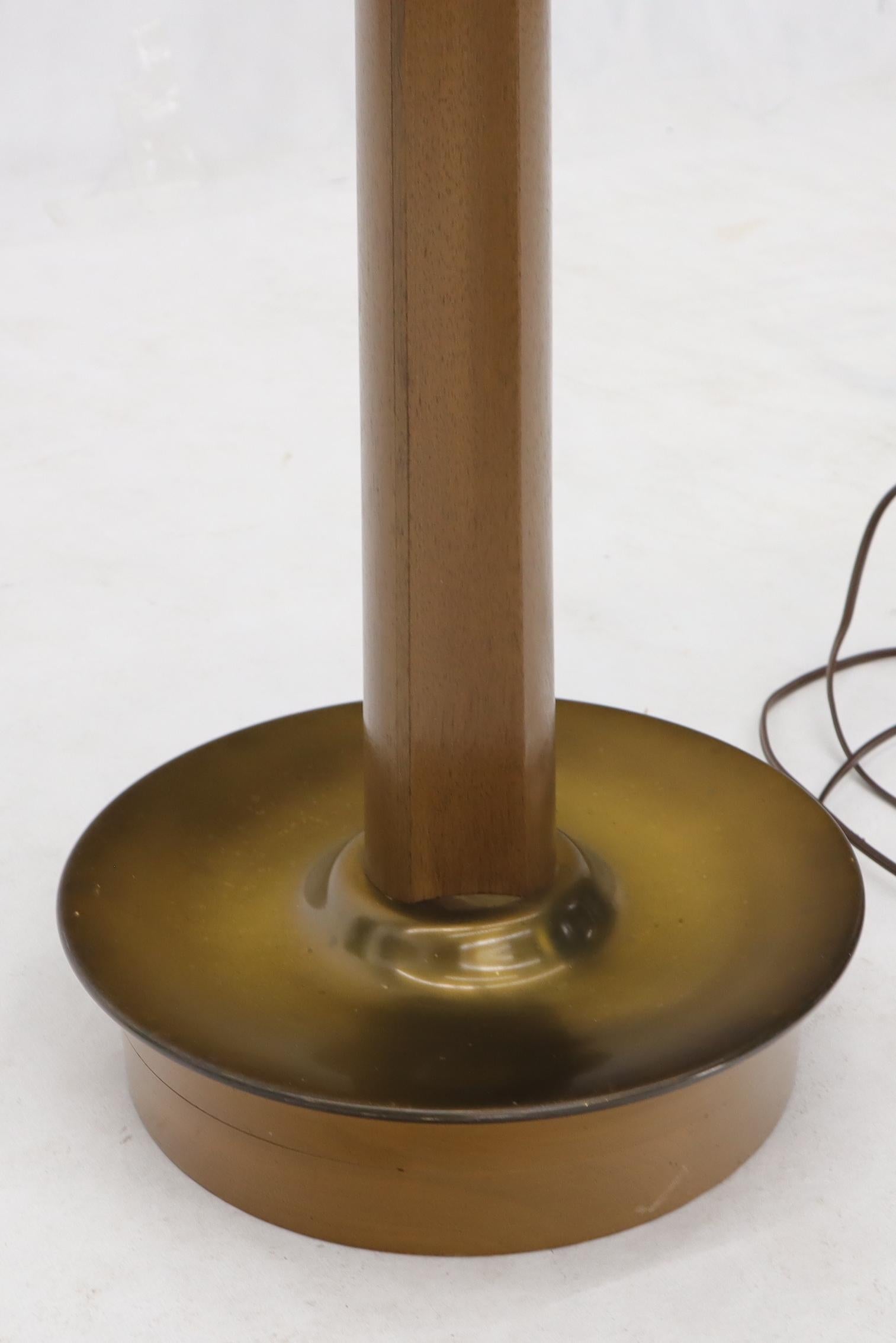 EstablishedLines Large Mid-Century Modern Three arms Table or Floor Lamp with Cylinder Shades