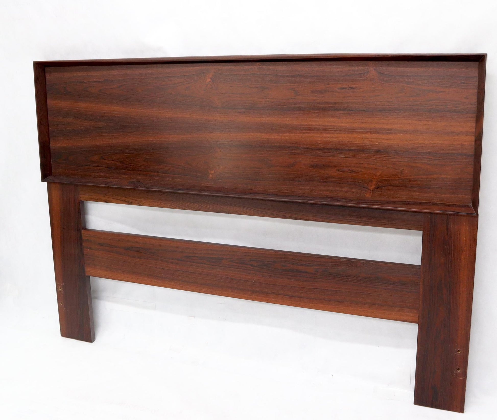 EstablishedLines Reversible Cane to Rosewood Queen Size Headboard Bed
