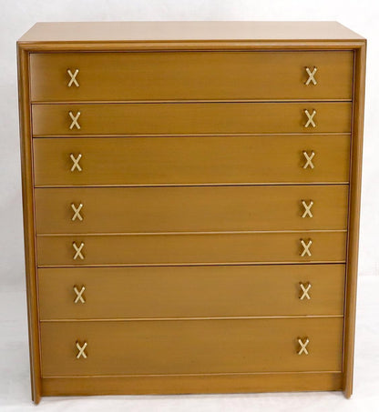 EstablishedLines Paul Frankl X-Pulls Drawers High Chest Dresser