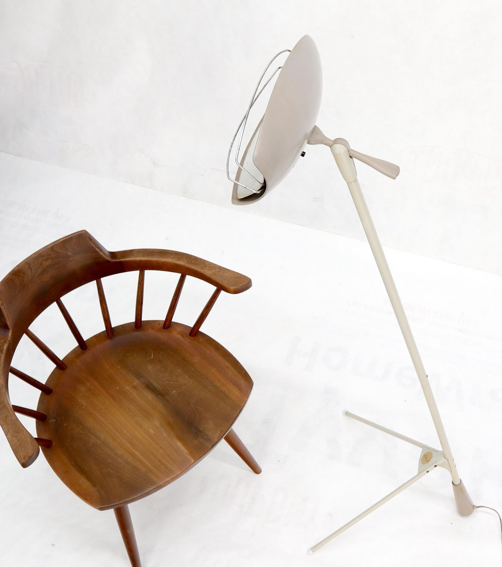 EstablishedLines Mid-Century Modern Tripod Stand Unusual Floor Heat Solar Quartz Lamp by Bikini