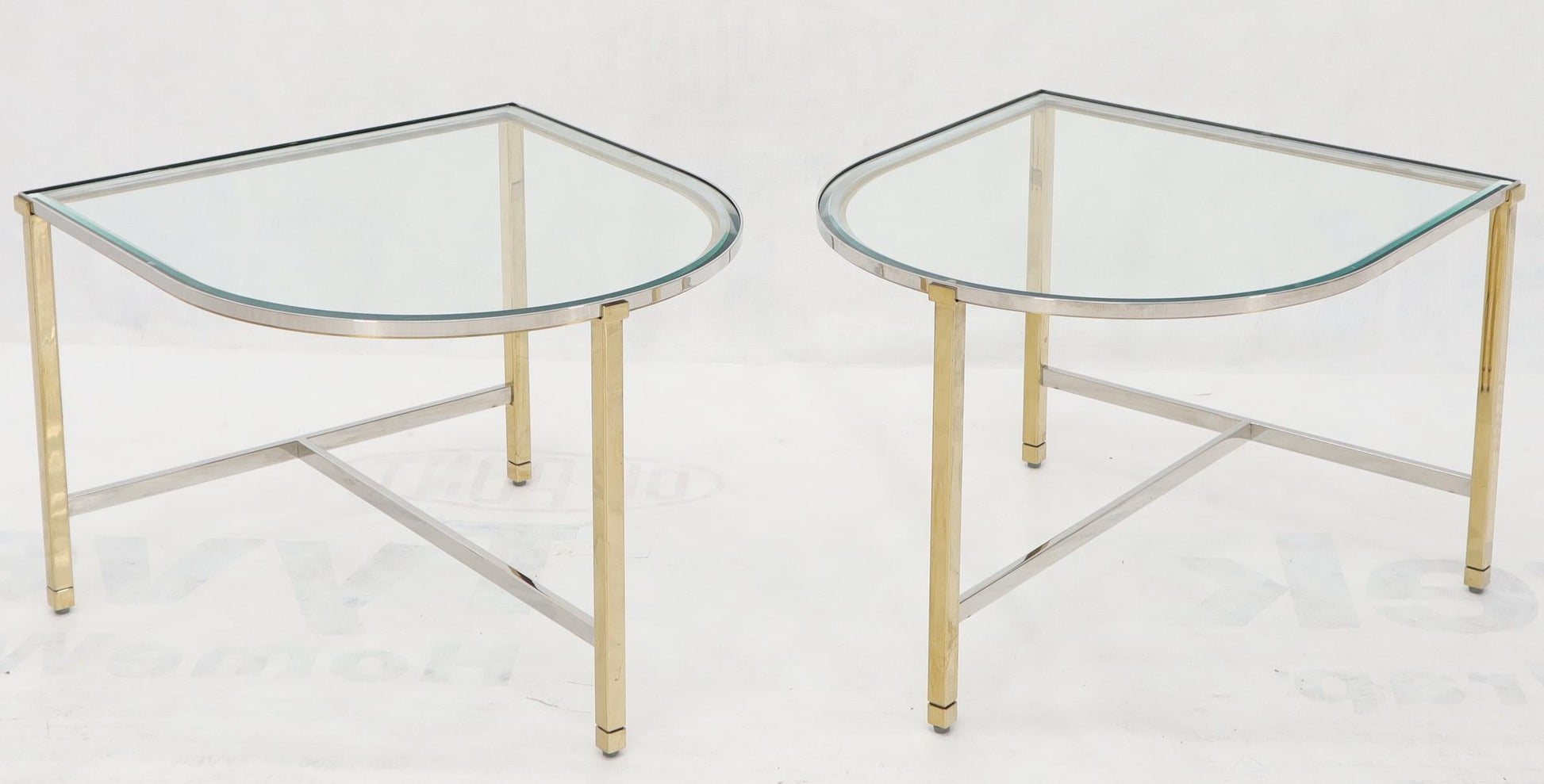 EstablishedLines Racetrack Oval Shape Two Pieces Coffee Table