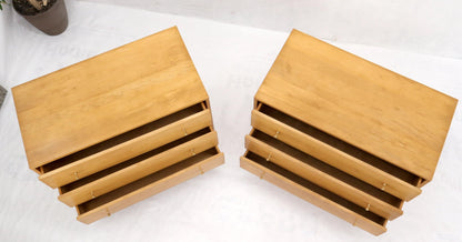 EstablishedLines Pair of Refinished Paul McCobb Three Drawers Dressers Planner Group Tapered Legs