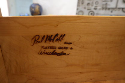 EstablishedLines Pair of Refinished Paul McCobb Three Drawers Dressers Planner Group Tapered Legs