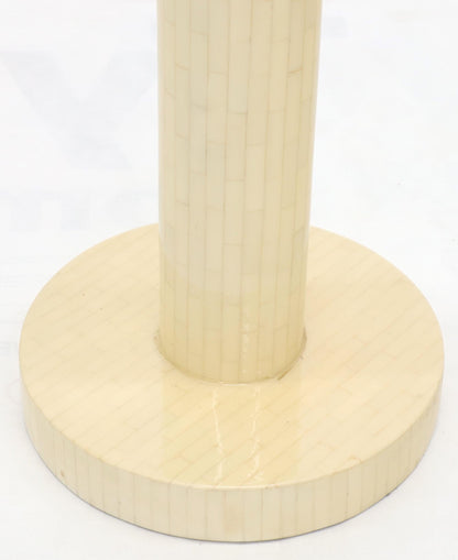 EstablishedLines Tesselated Bone Cylinder Shape Floor Lamp