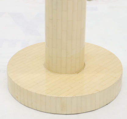 EstablishedLines Tesselated Bone Cylinder Shape Floor Lamp