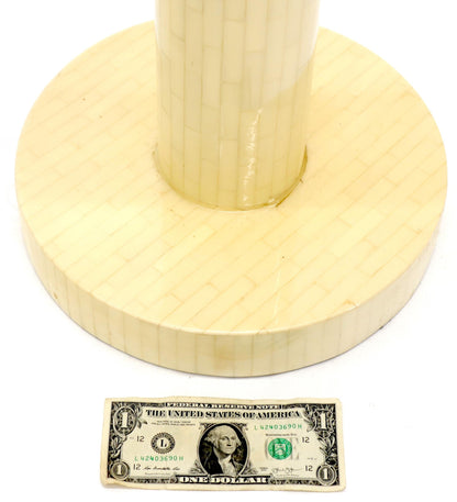 EstablishedLines Tesselated Bone Cylinder Shape Floor Lamp