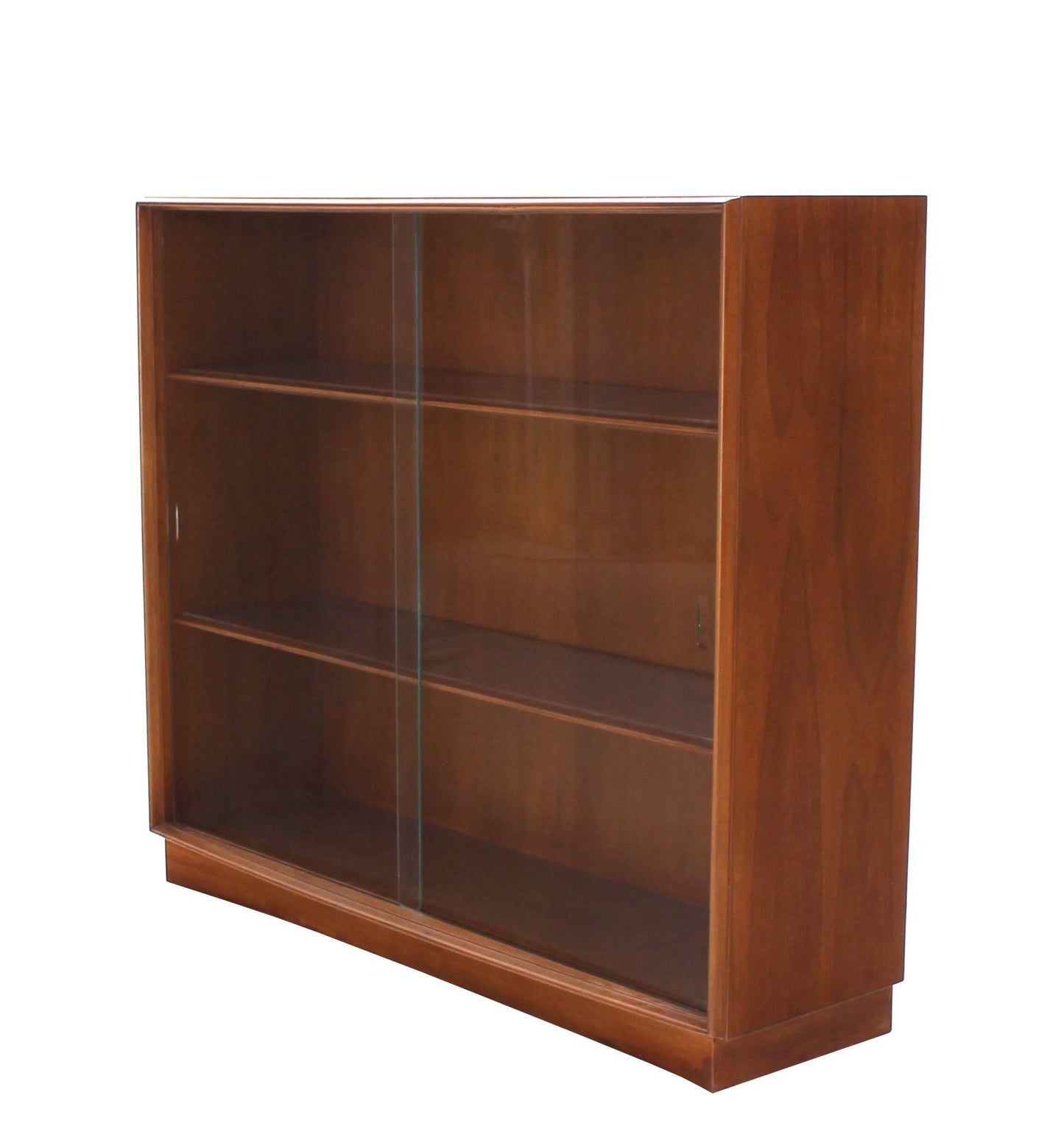 Gibbings for Widdicomb Bookcase with Glass Sliding Doors Mid Century