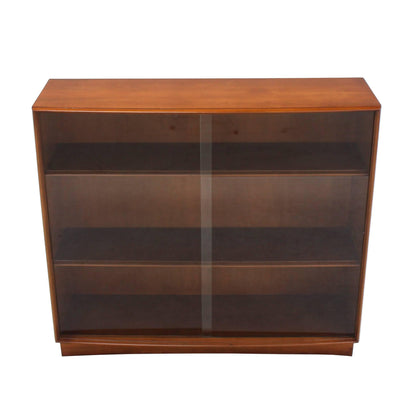 Gibbings for Widdicomb Bookcase with Glass Sliding Doors Mid Century