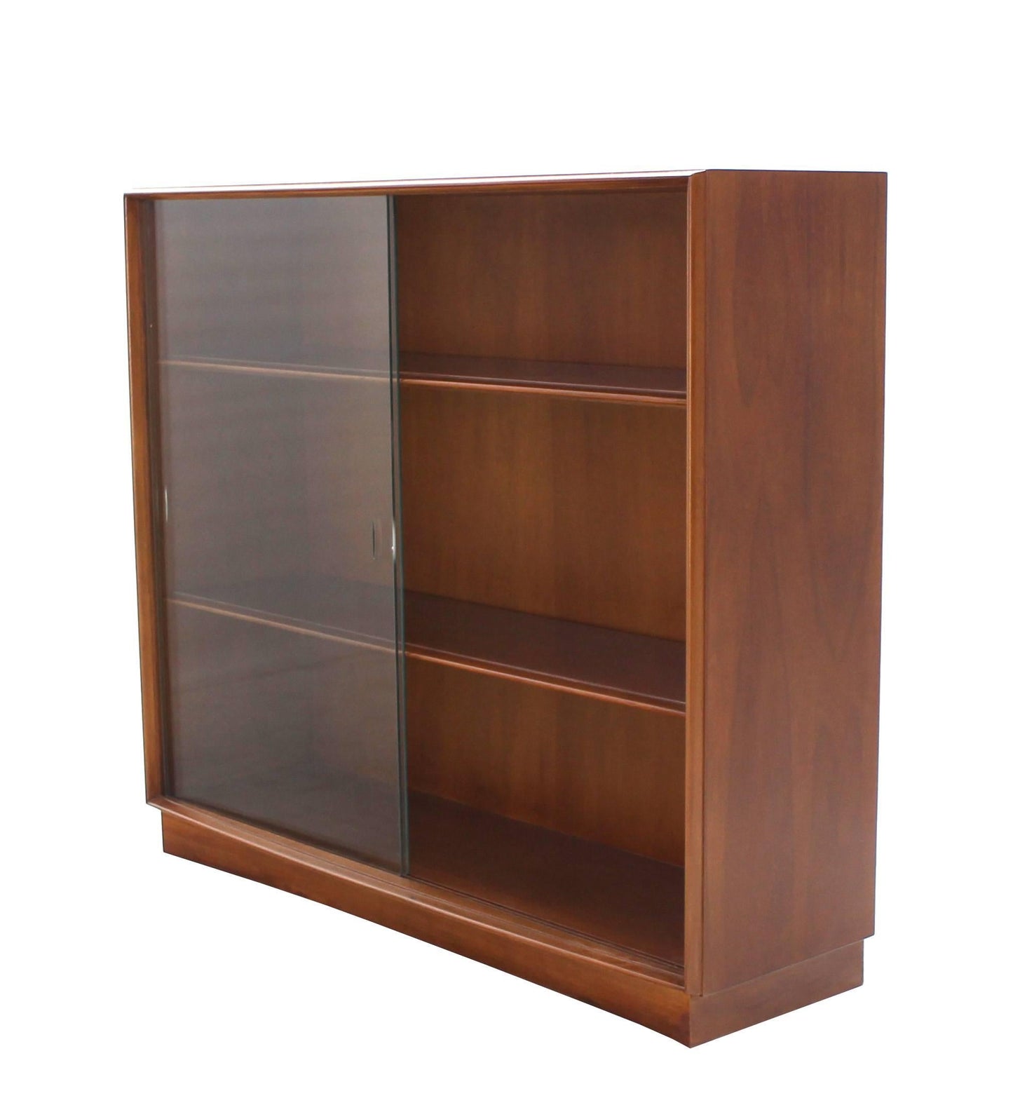 Gibbings for Widdicomb Bookcase with Glass Sliding Doors Mid Century