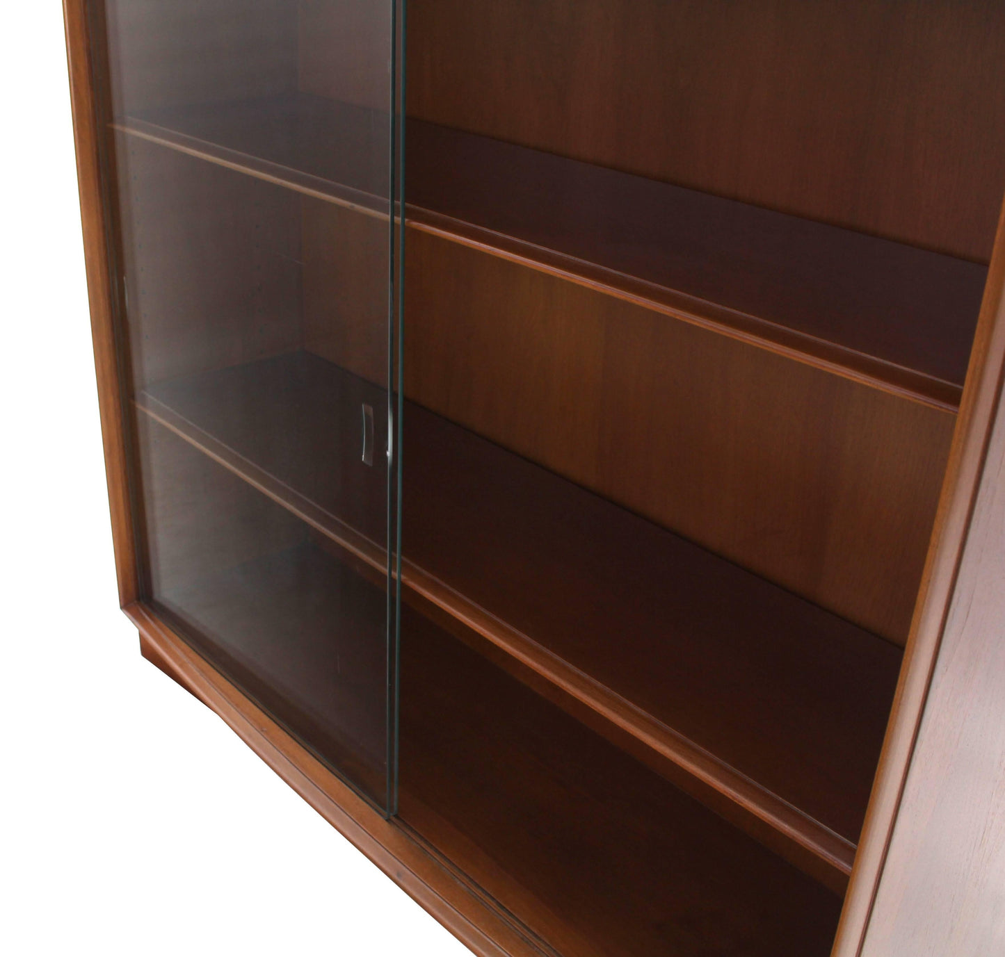 Gibbings for Widdicomb Bookcase with Glass Sliding Doors Mid Century