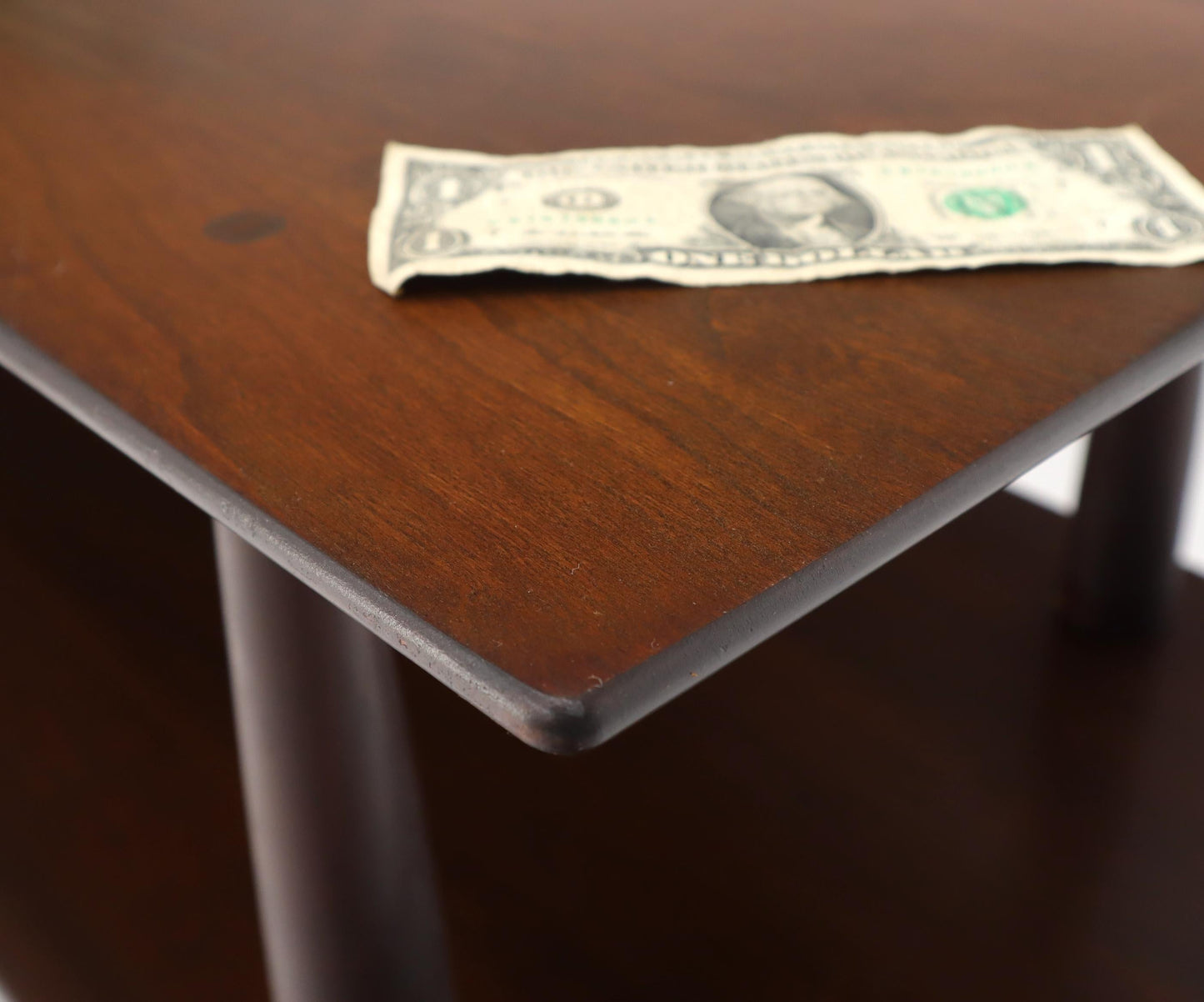 EstablishedLines Solid Cherry Two Tier Three Drawers Console Sofa Table Storage Shelf  Drawers