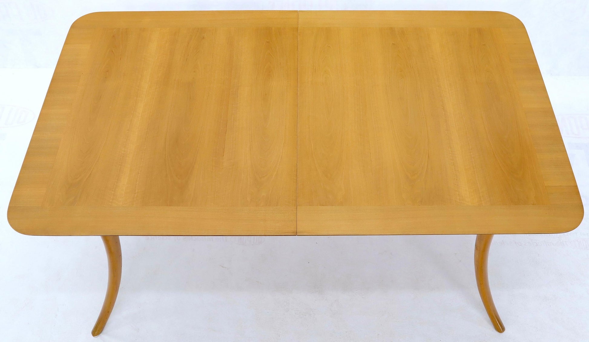 EstablishedLines Gibbings for Widdicomb Klismos Style Dining Table with Two Extension Boards