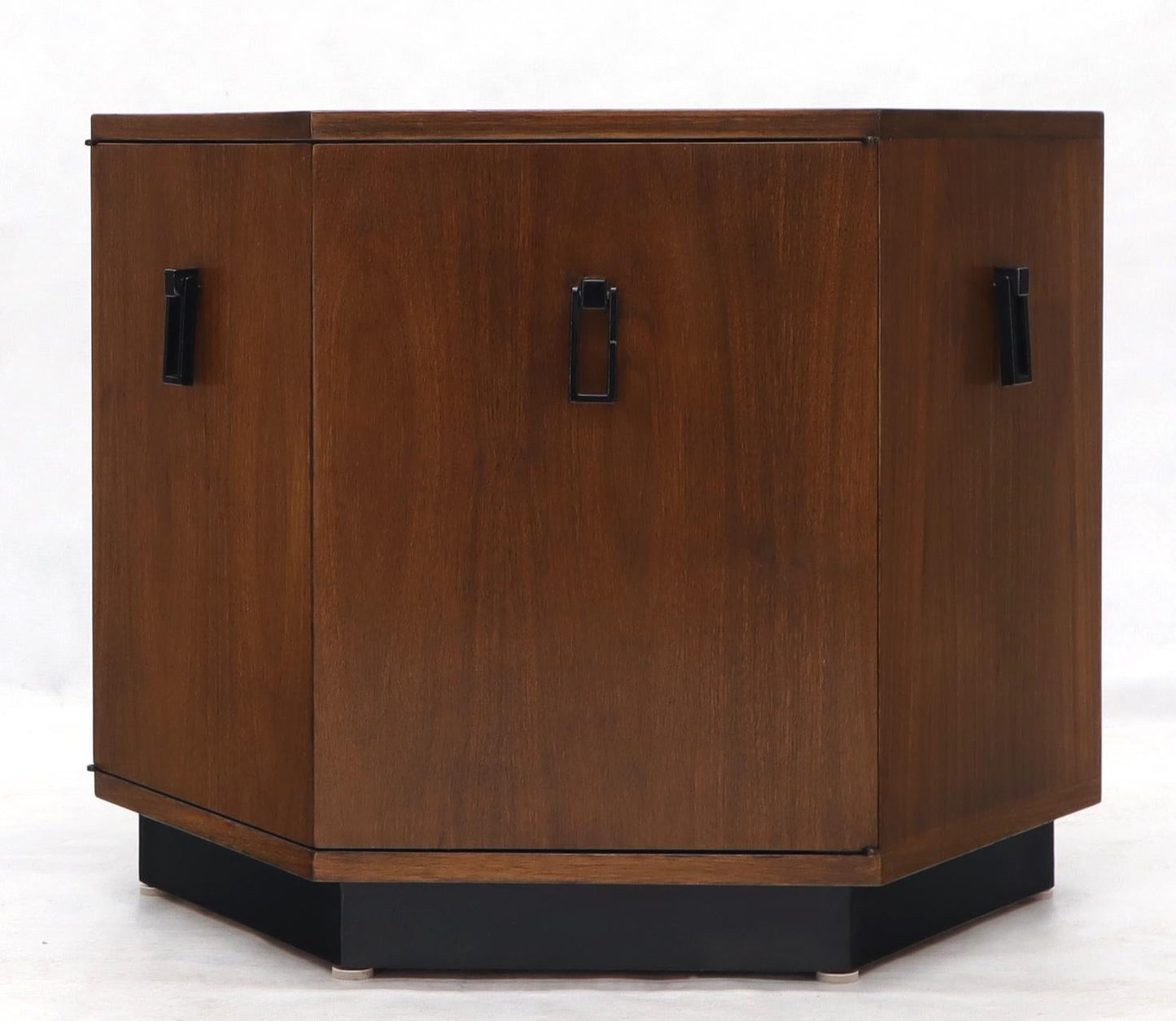 EstablishedLines Hexagon Shape Drop Pulls Cabinet End Table
