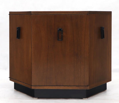 EstablishedLines Hexagon Shape Drop Pulls Cabinet End Table