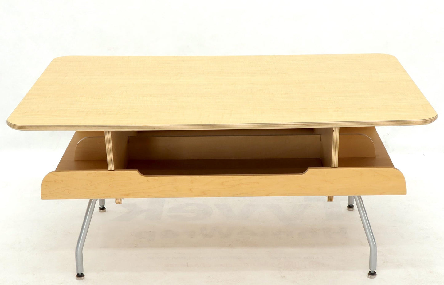 EstablishedLines Herman Miller Molded Plywood Magazine Rack Coffee Table