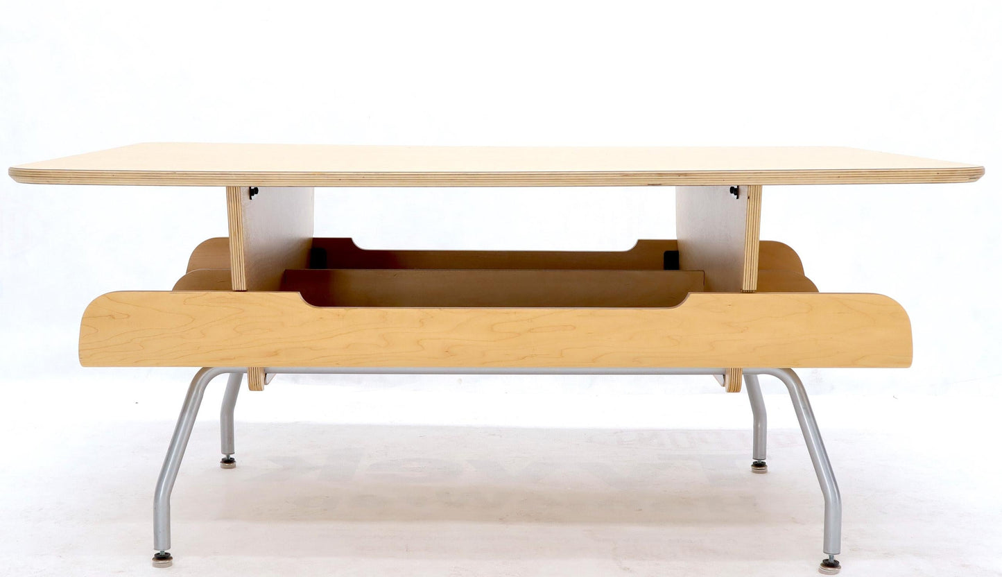 EstablishedLines Herman Miller Molded Plywood Magazine Rack Coffee Table