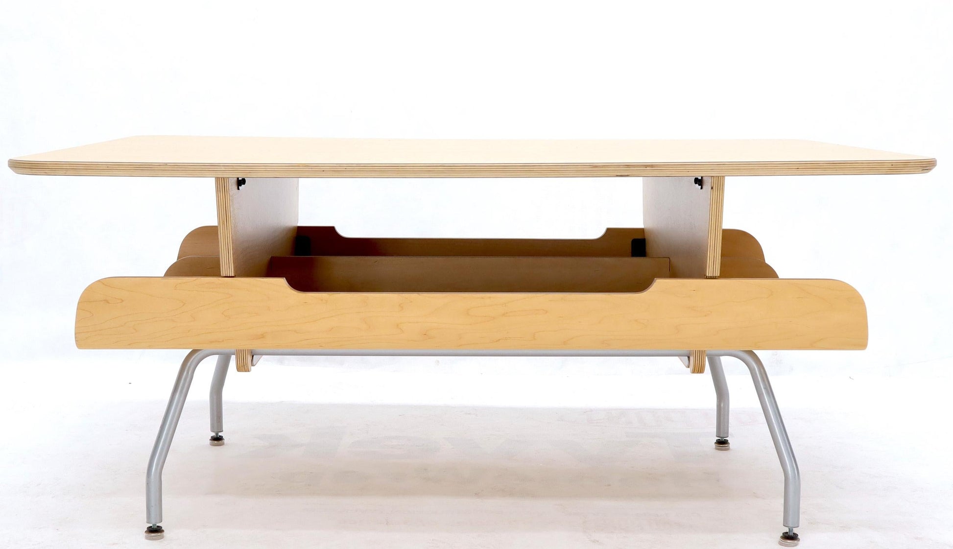 EstablishedLines Herman Miller Molded Plywood Magazine Rack Coffee Table