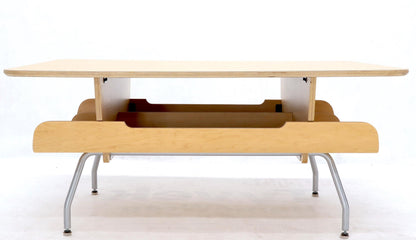 EstablishedLines Herman Miller Molded Plywood Magazine Rack Coffee Table