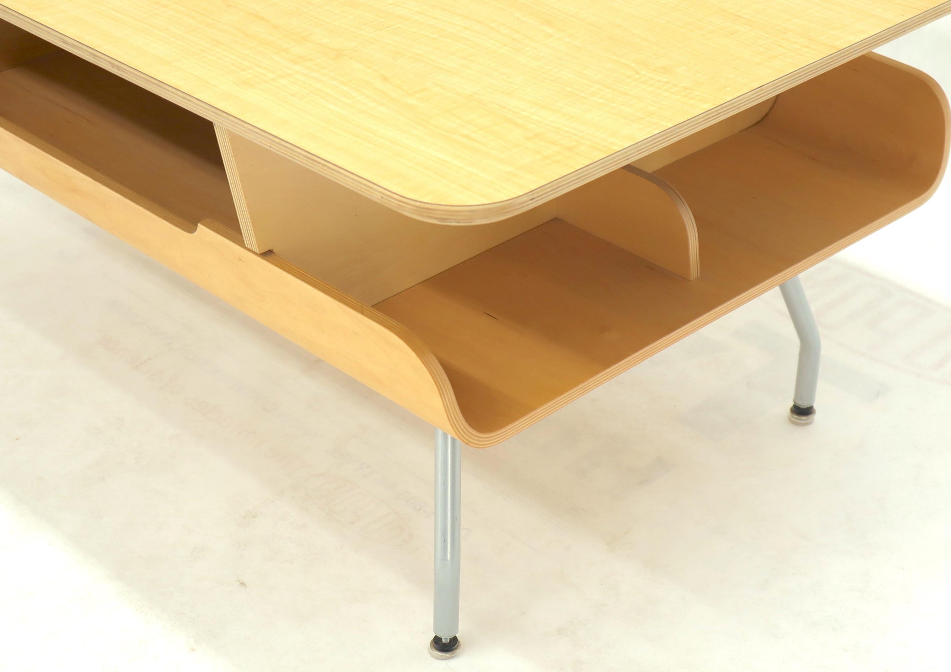 EstablishedLines Herman Miller Molded Plywood Magazine Rack Coffee Table