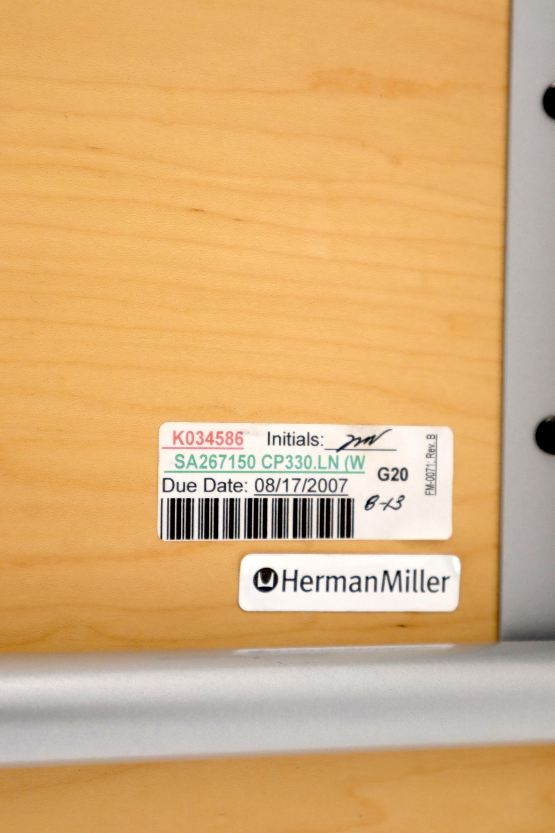 EstablishedLines Herman Miller Molded Plywood Magazine Rack Coffee Table