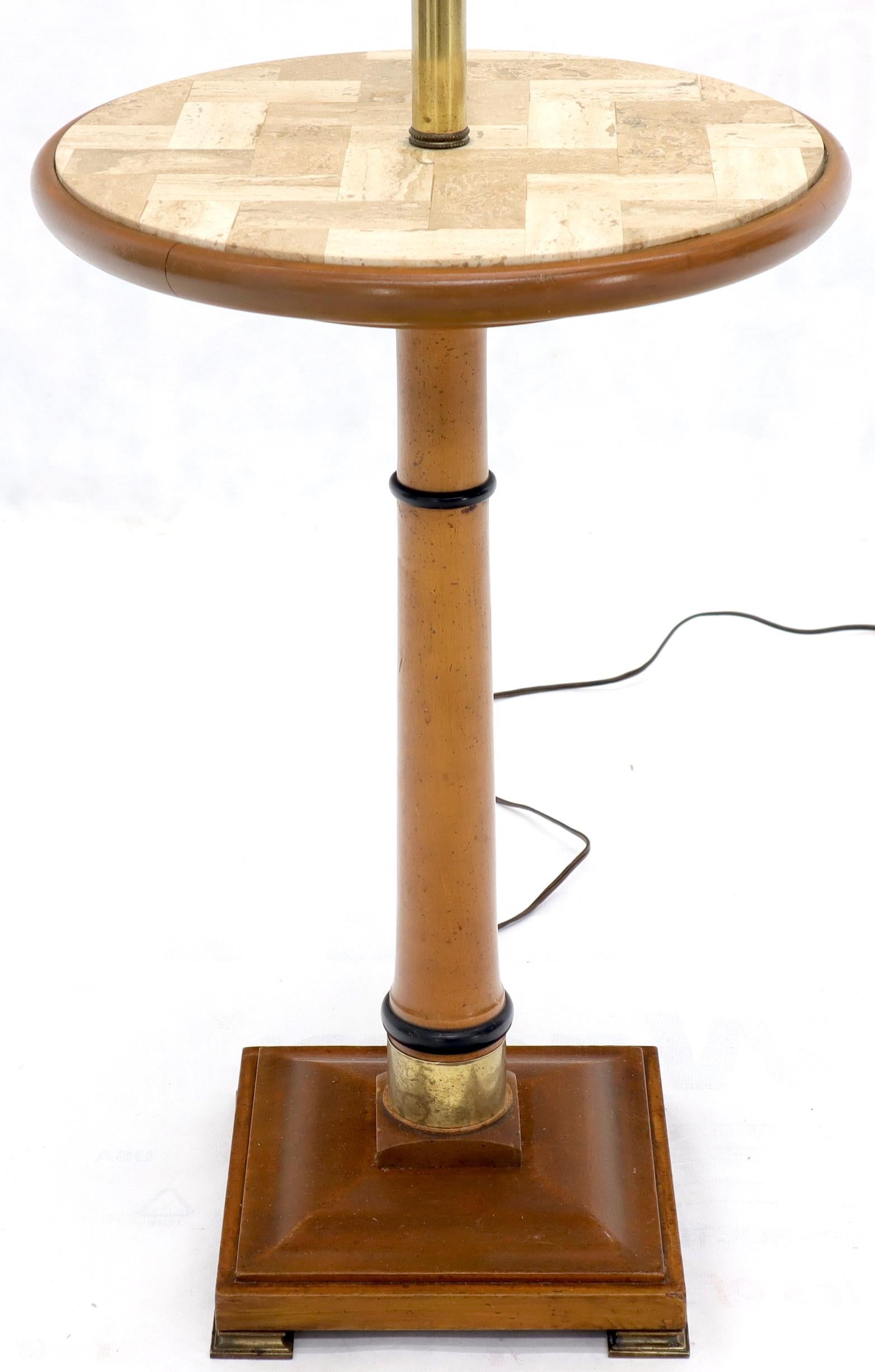 EstablishedLines Floor Lamp with Built in Side Table
