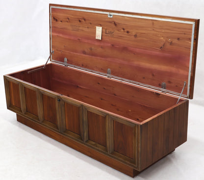 EstablishedLines Walnut Cedar Lined Mid-Century Modern Hope Chest by Lane