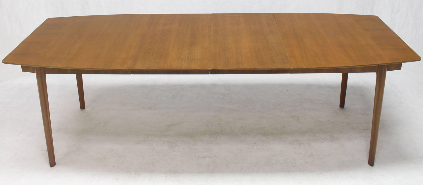 Widdicomb Walnut Dining Table w/ Two Extension Boards Leaves Gibbings era