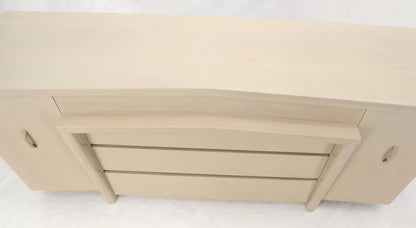 EstablishedLines White Pickle Lacquer Finish Sculptural Dresser