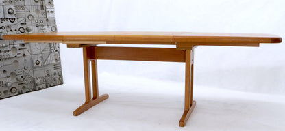 EstablishedLines Danish Teak 2 Self Containing Extension Boards Dining Table