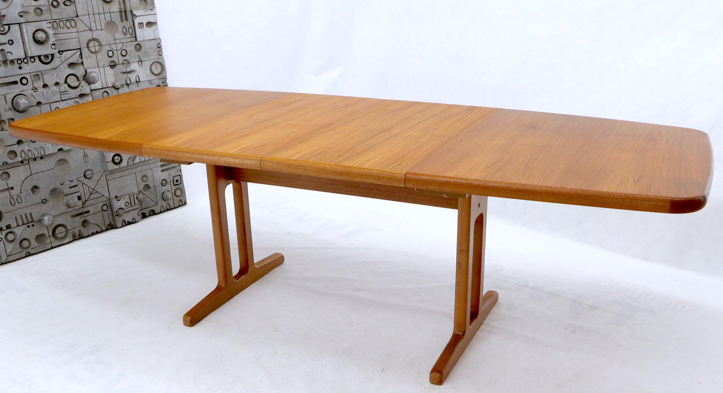 EstablishedLines Danish Teak 2 Self Containing Extension Boards Dining Table