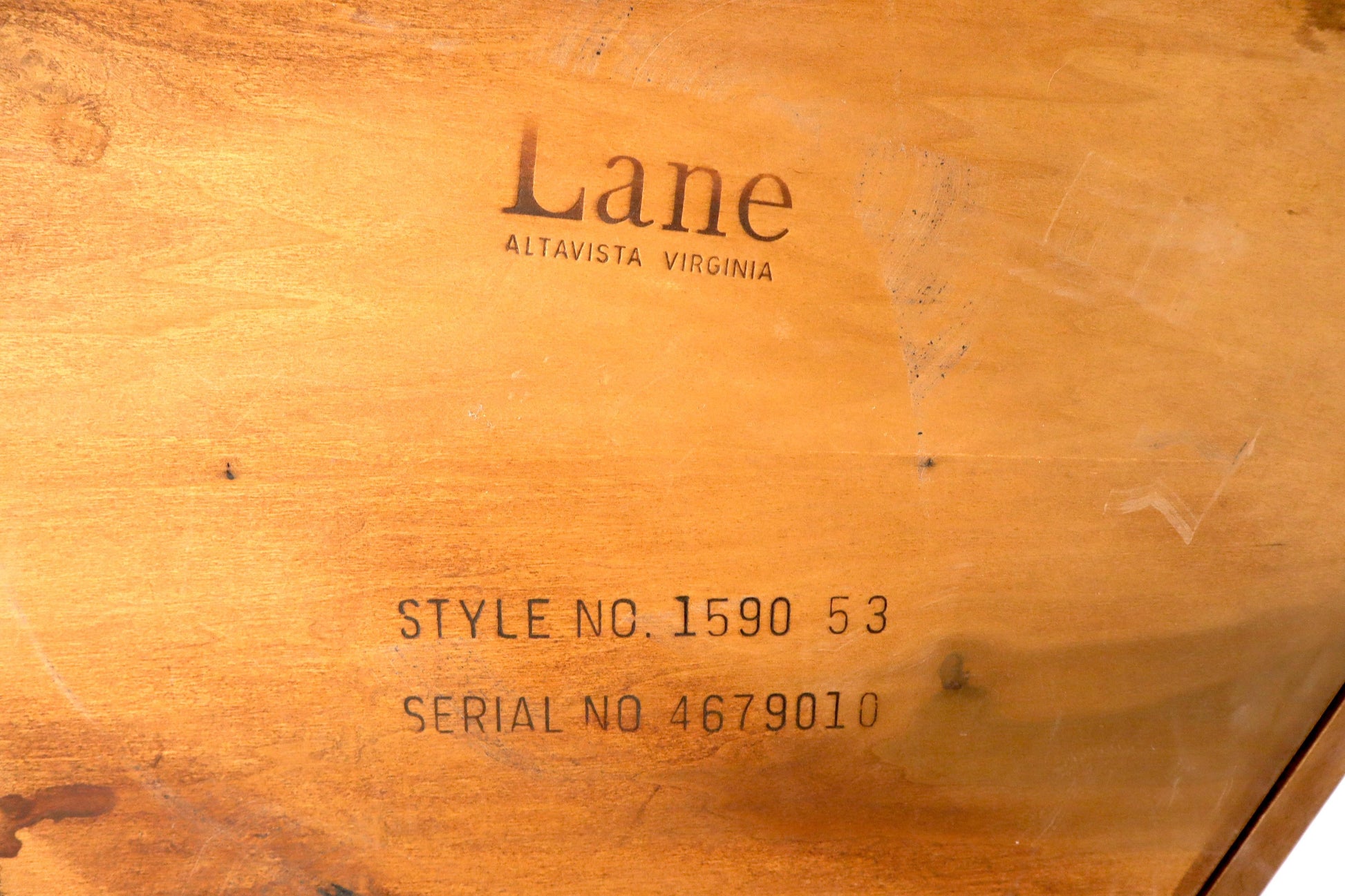 EstablishedLines Pair of Hexagon Walnut End Side Tables w/ One Door Cabinets Storage Compartment