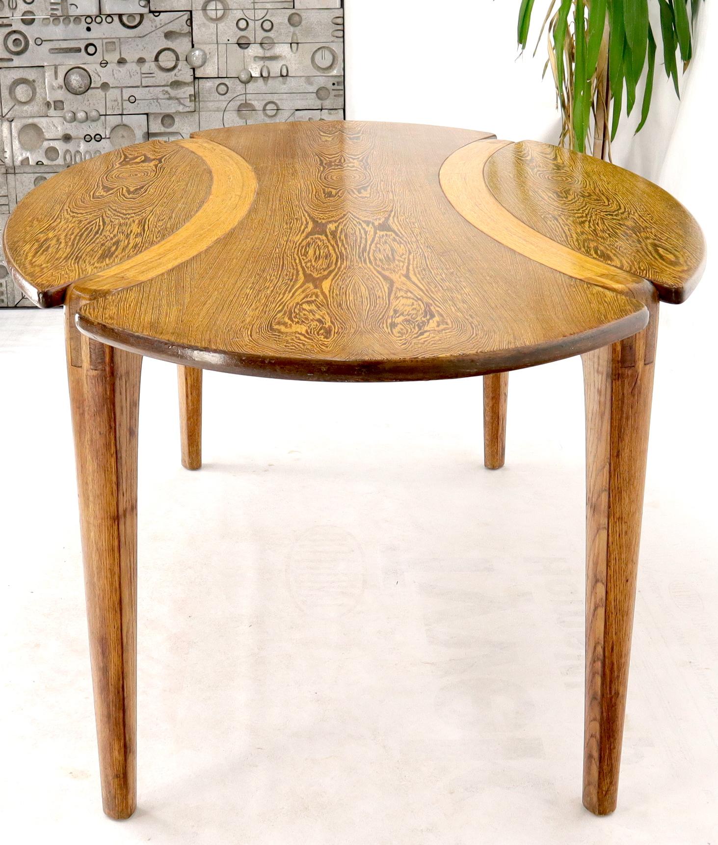 EstablishedLines Studio Made Sculptural Legs Oval Shape Dining Table on Tapered Legs