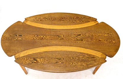 EstablishedLines Studio Made Sculptural Legs Oval Shape Dining Table on Tapered Legs