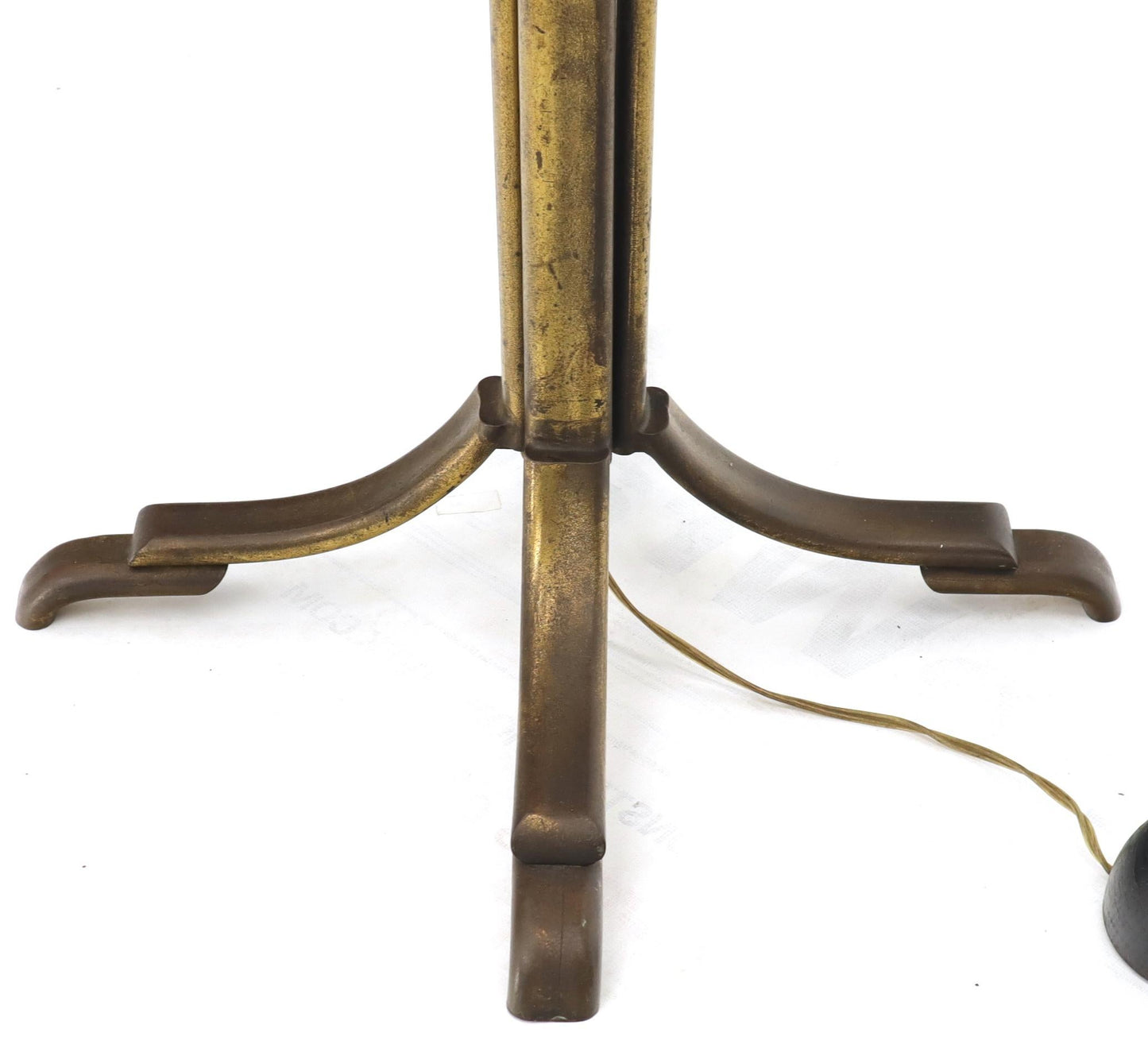 Cross Base 68 Tall Metal Dish Shade Floor Lamp