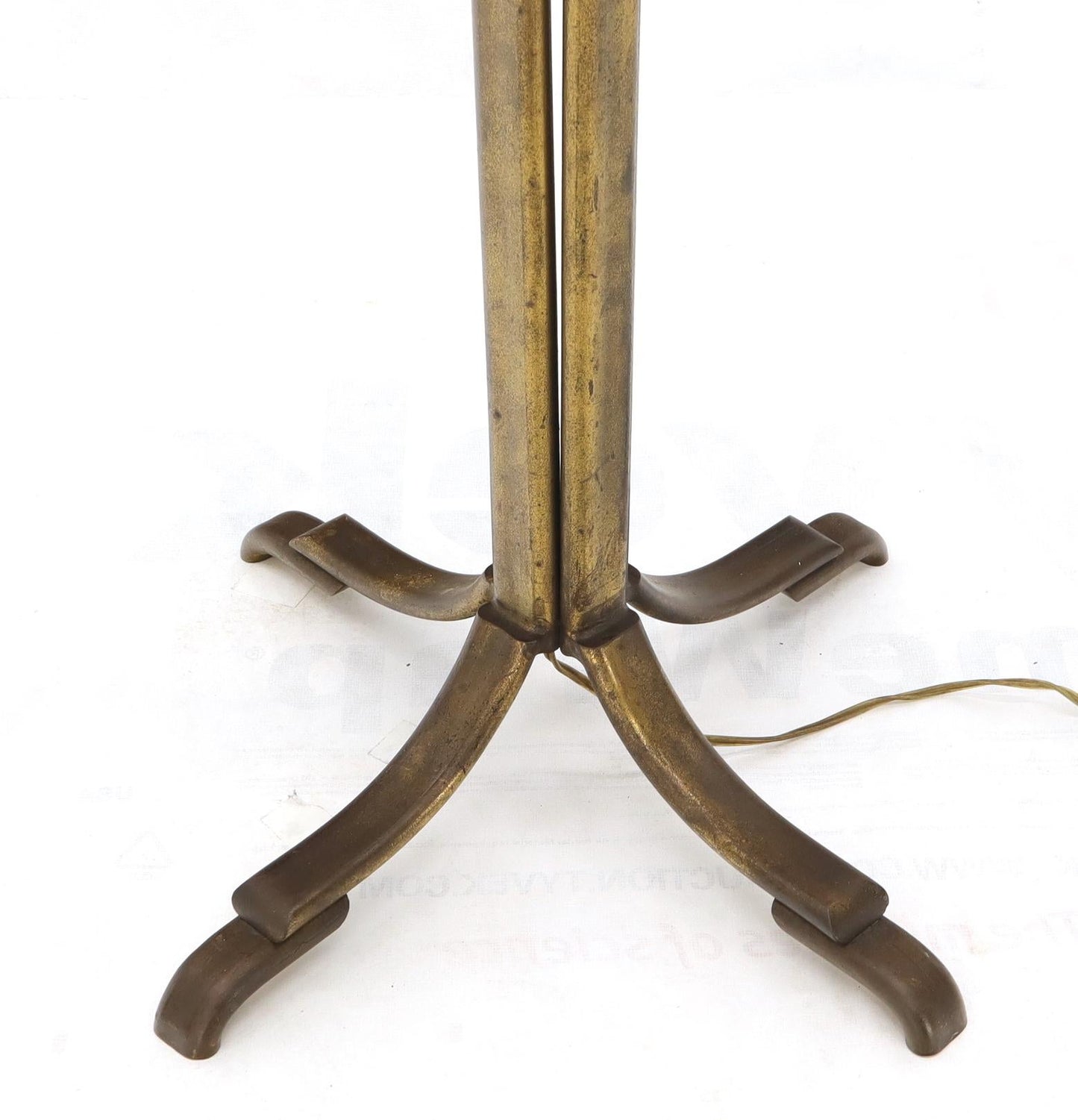 Cross Base 68 Tall Metal Dish Shade Floor Lamp