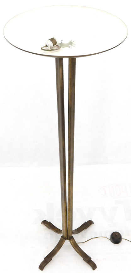 Cross Base 68 Tall Metal Dish Shade Floor Lamp