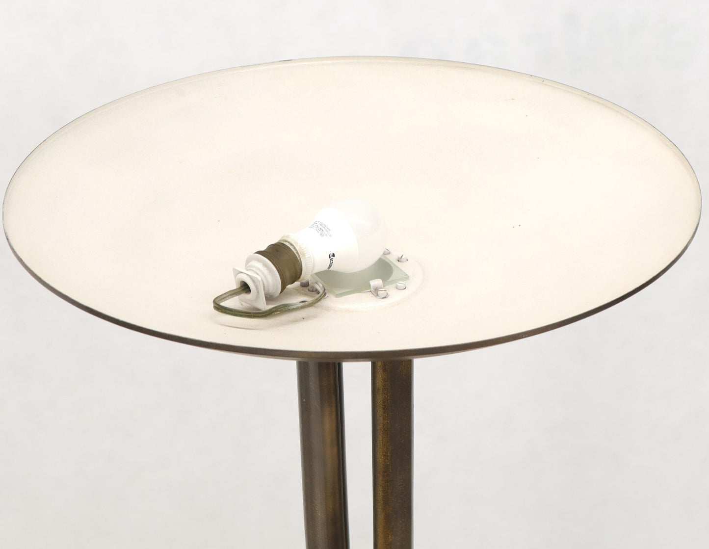 Cross Base 68 Tall Metal Dish Shade Floor Lamp