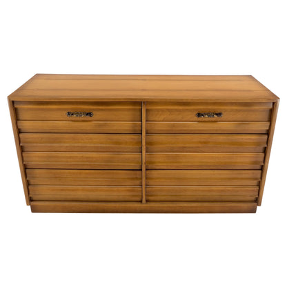 American Mid-Century Modern 6 Drawers Dresser Credenza w Butterfly Joints MINT!