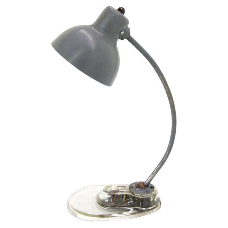EstablishedLines Marianne Brandt for Kandem Glass Base Table Desk Lamp