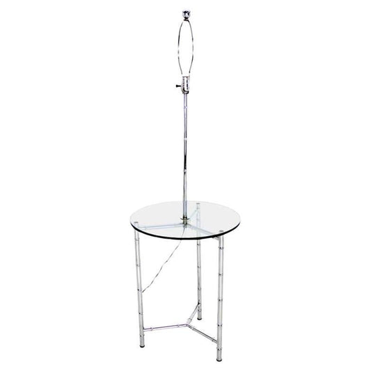 EstablishedLines Laurel Faux Bamboo Lamp with Table